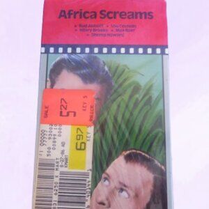 Africa Screams VHS VCR vintage tape is a 1949 American adventure comedy tape